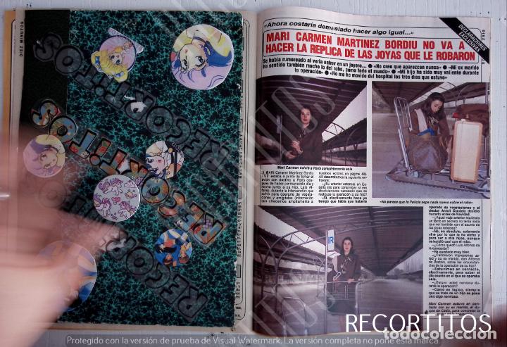 Collection Magazines and Newspapers: MARIA DEL CARMEN MARTINEZ BORDIU ROSSI robo de joyas