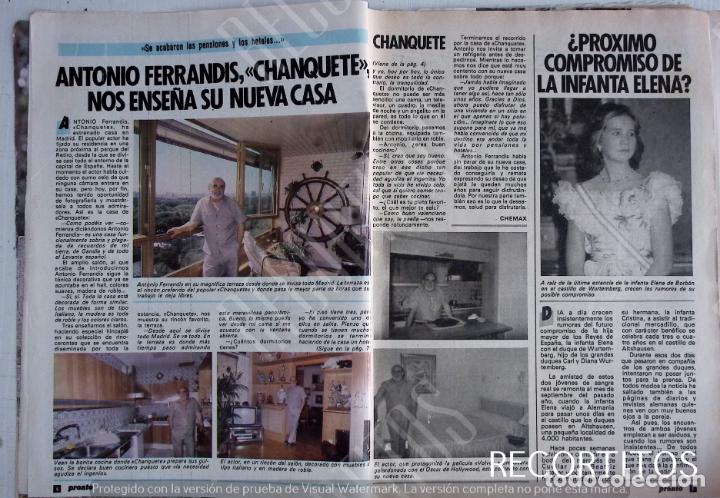 Collezionismo di Riviste e Giornali: ANTONIO FERRANDIS CHANQUETE la infanta elena