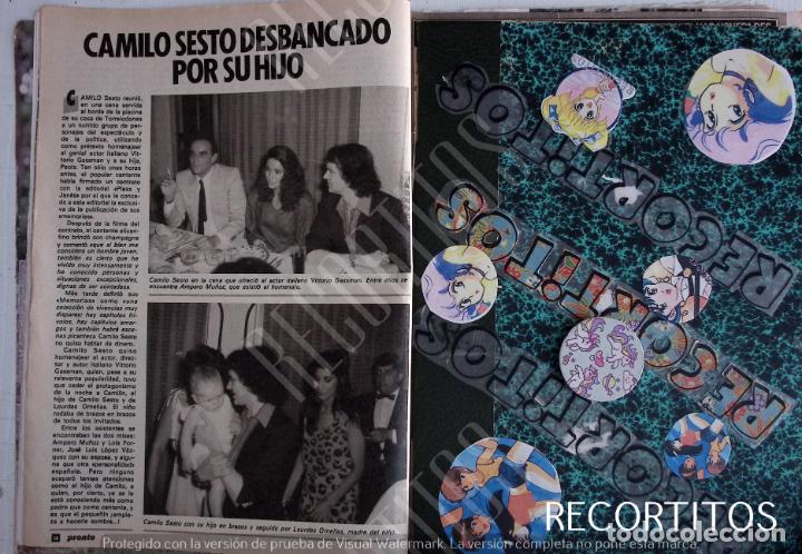 Coleccionismo de Revistas y Peri&oacute;dicos: camilo sesto amparo mu&ntilde;oz miss espa&ntilde;a universo