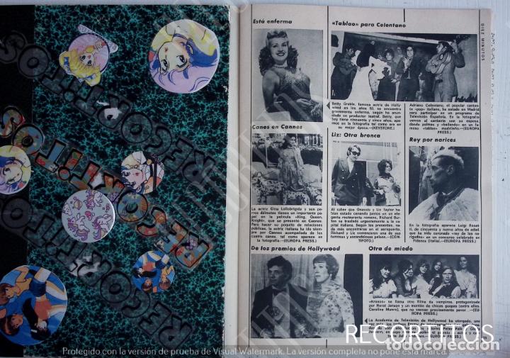 Coleccionismo de Revistas y Peri&oacute;dicos: adriano celentano betty grable elizabeth taylor horst janson caroline munro julie andrews peter fal