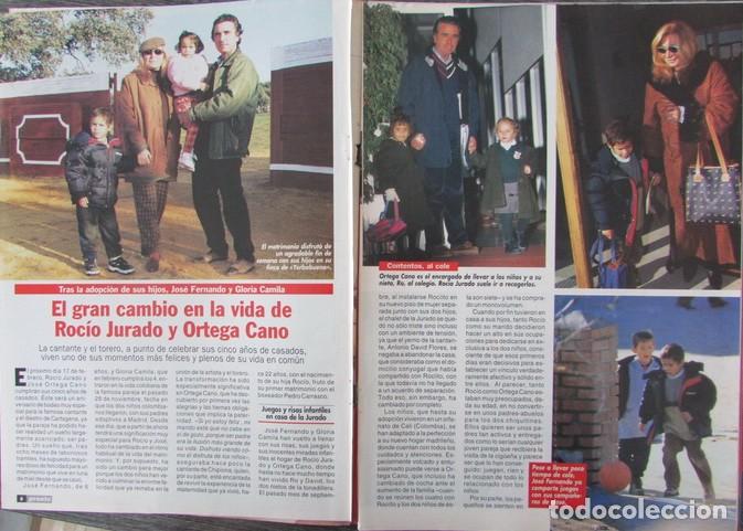 Coleccionismo de Revistas y Peri&oacute;dicos: RECORTE REVISTA PRONTO 1448 2000 ROC&Iacute;O JURADO Y ORTEGA CANO. PORTADA Y 4 P&Aacute;GS