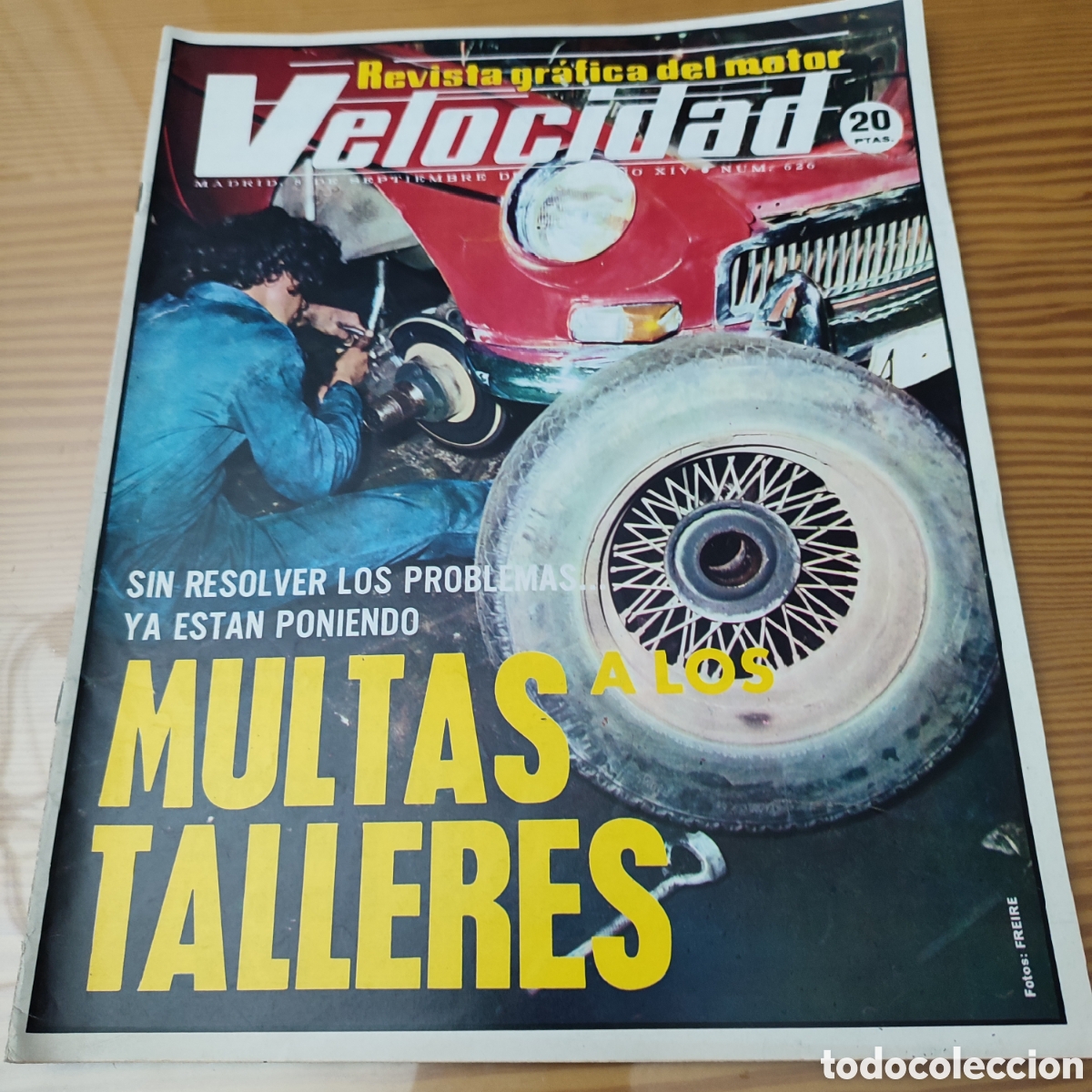 Coleccionismo de Revistas y Peri&oacute;dicos: Revista Grafica Del Motor Velocidad Numero 626, 8 de Septiembre de 1971