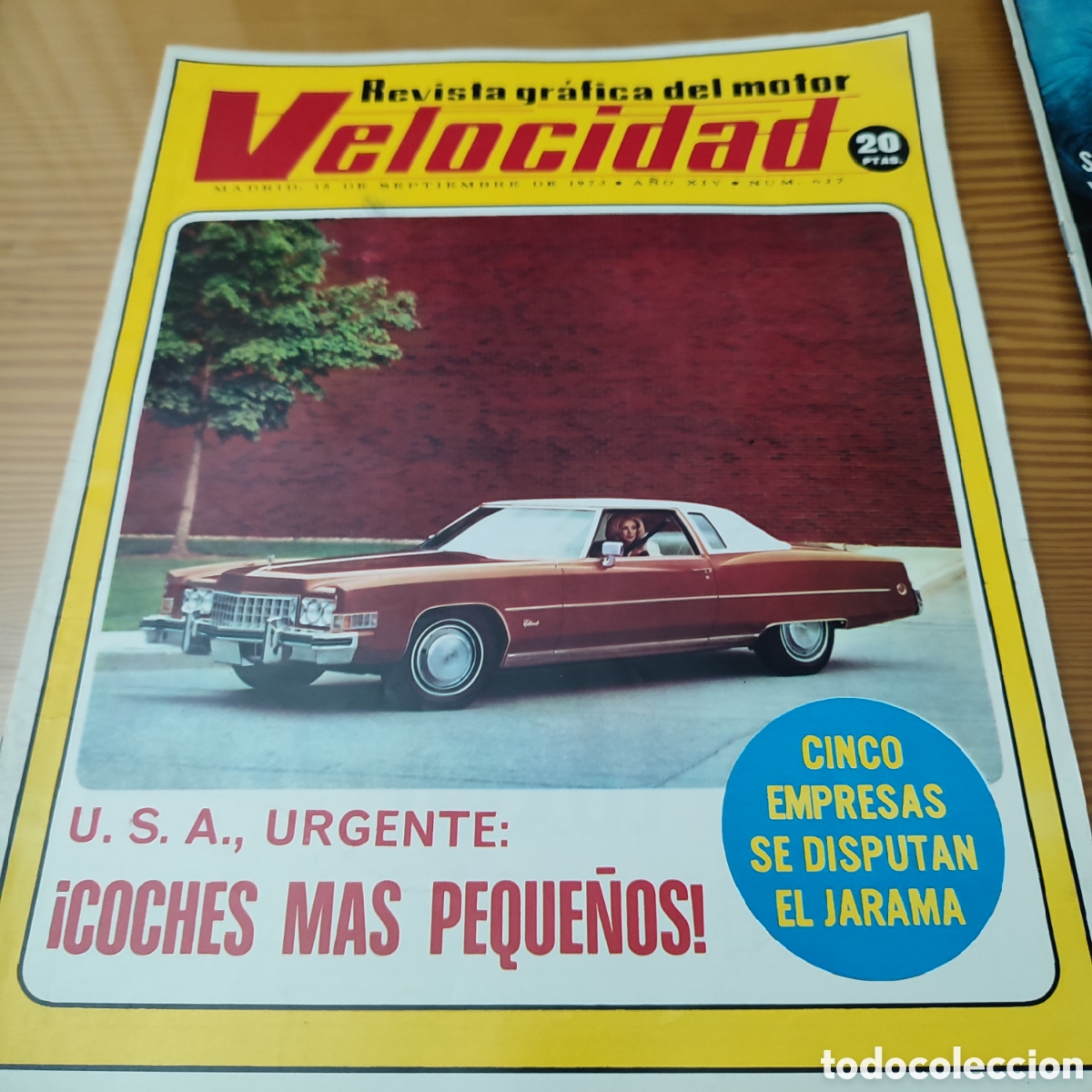 Coleccionismo de Revistas y Peri&oacute;dicos: Revista Grafica Del Motor Velocidad Numero 627, 15 de Septiembre de 1973
