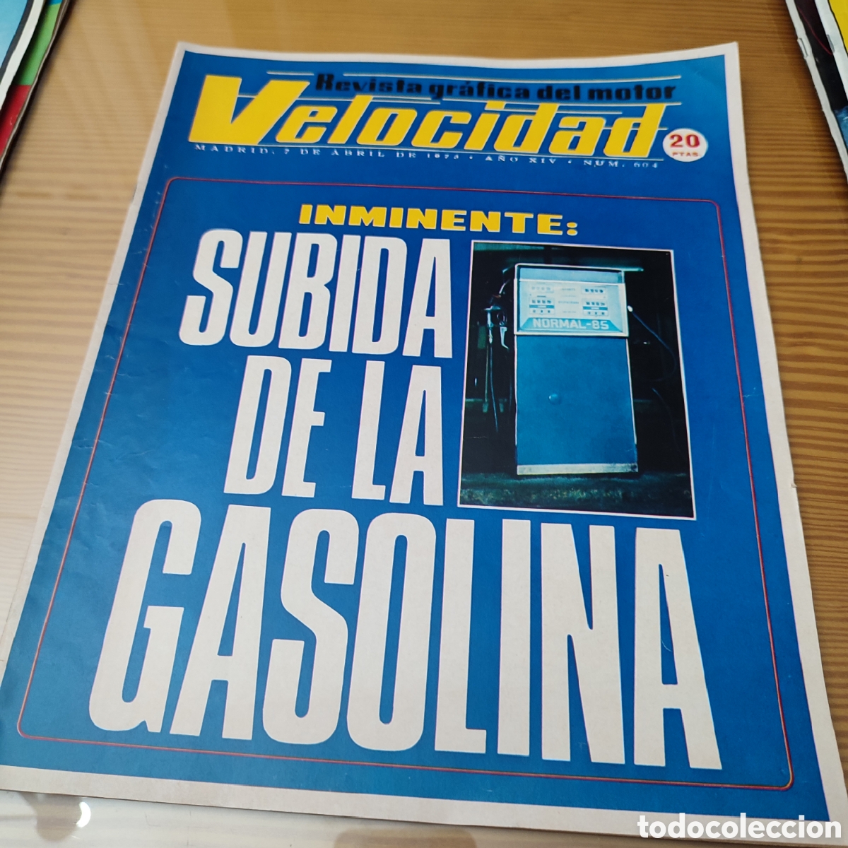 Coleccionismo de Revistas y Peri&oacute;dicos: Revista Grafica Del Motor Velocidad Numero 604, 7 de Abril de 1973