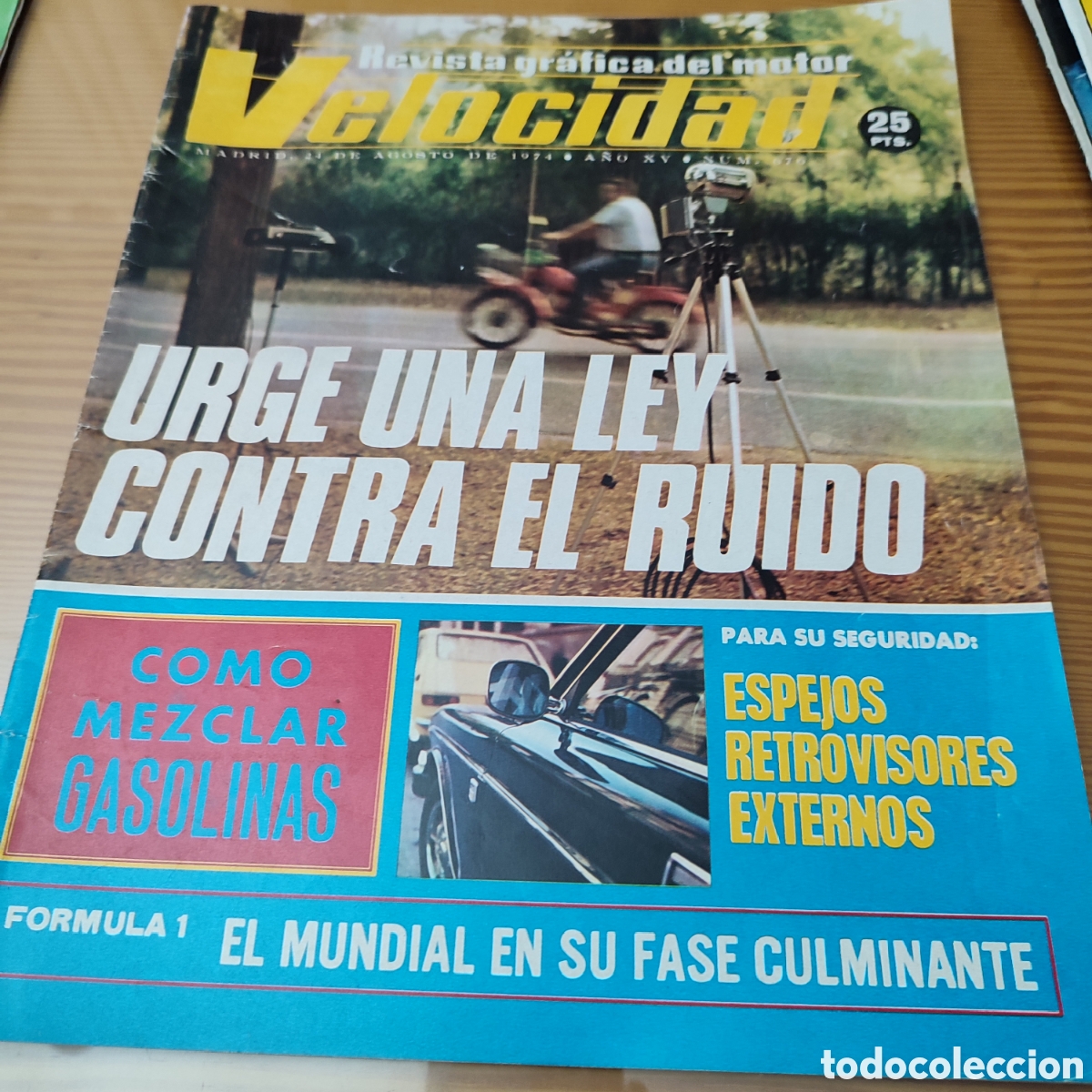 Coleccionismo de Revistas y Peri&oacute;dicos: Revista Grafica Del Motor Velocidad Numero 676, 24 de Agosto de 1974
