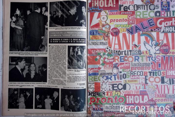 Coleccionismo de Revistas y Peri&oacute;dicos: don alfonso de borbon duque de cadiz isabel preysler maria cuadra berlanga marisa de borbon