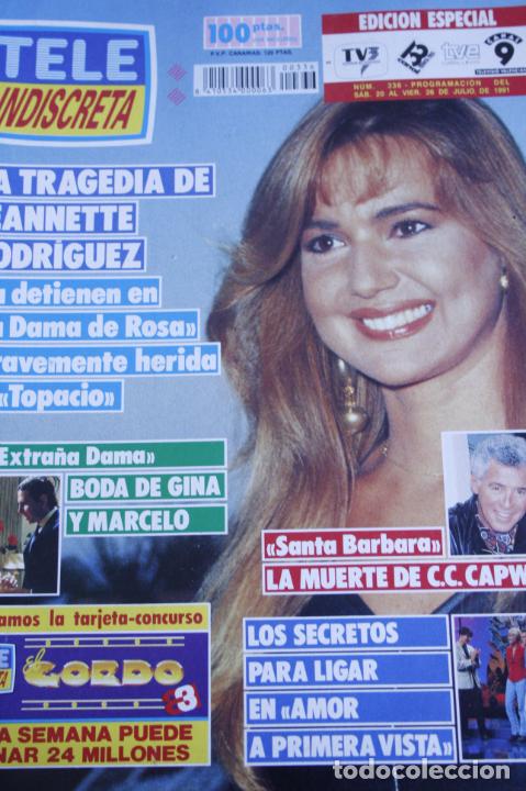 Coleccionismo de Revistas y Peri&oacute;dicos: JEANNETTE RODRIGUEZ ALASKA BONANZA LOS VIGILANTES DE LA PLAYA 1991