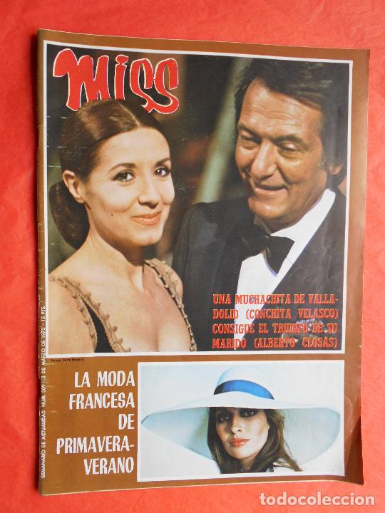 Coleccionismo de revistas y peri&oacute;dicos: Semanario de Actualidad Miss marzo de 1.973 Jacqueline