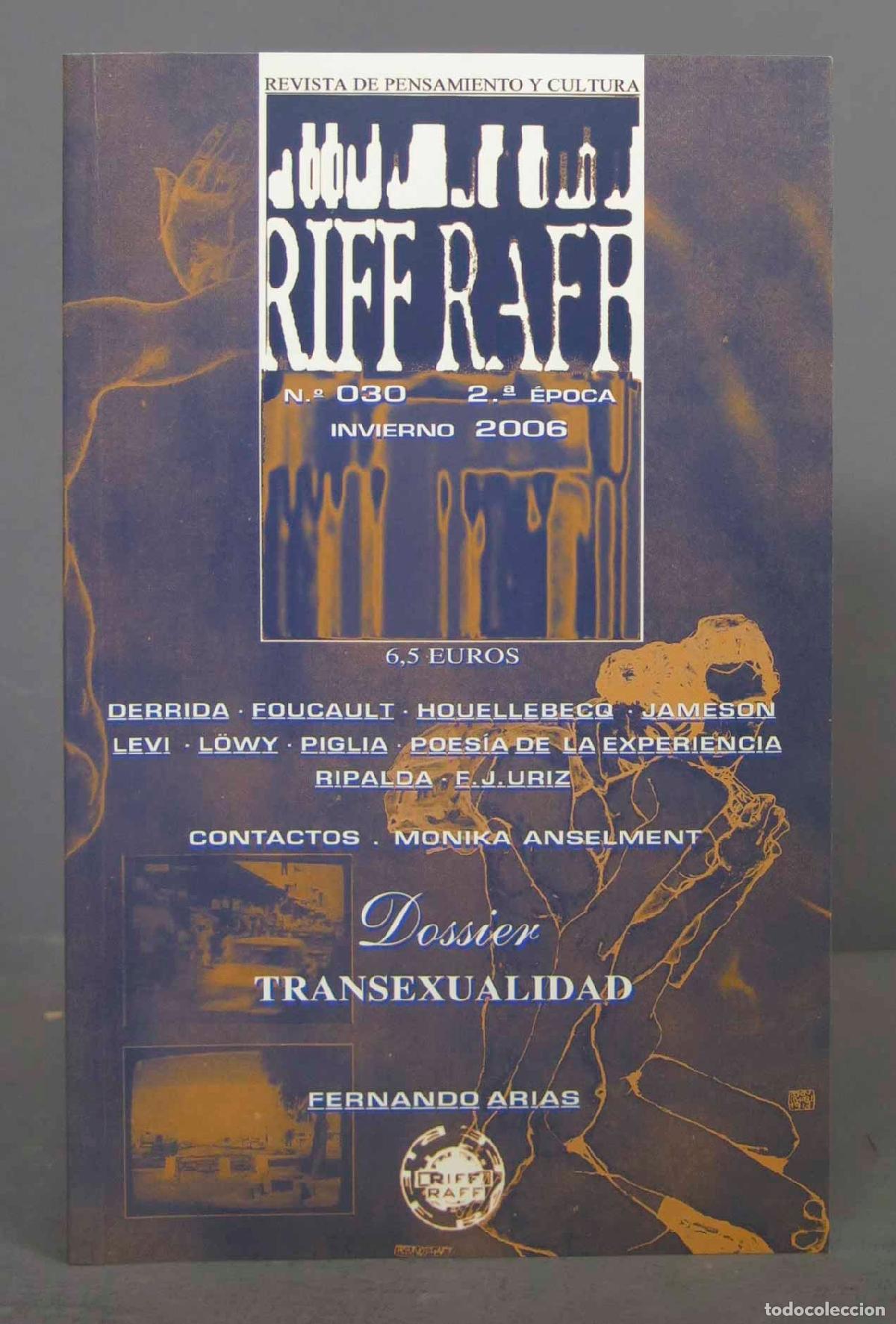 Sammeln von Zeitschriften und Zeitungen: REVISTA RIFF RAFF. 03. TRANSEXUALIDAD