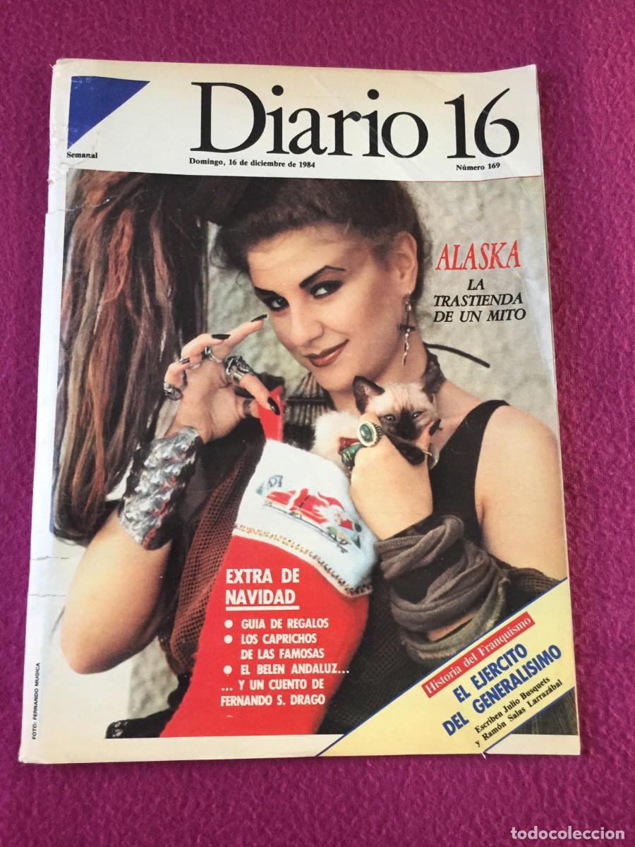 Coleccionismo de Revistas y Peri&oacute;dicos: ALASKA - OLVIDO GARA - LOLA FLORES en DIARIO 16 - 1984 CERVEZA SAN MIGUEL - SPECTRUM FORD FIESTA ...