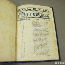 Coleccionismo de Revistas y Periódicos: REVISTA O BOLETÍN ELS MONTSERRATINS. AÑO 1 Nº 1 HASTA AÑO II Nº 13. 1949 1950
