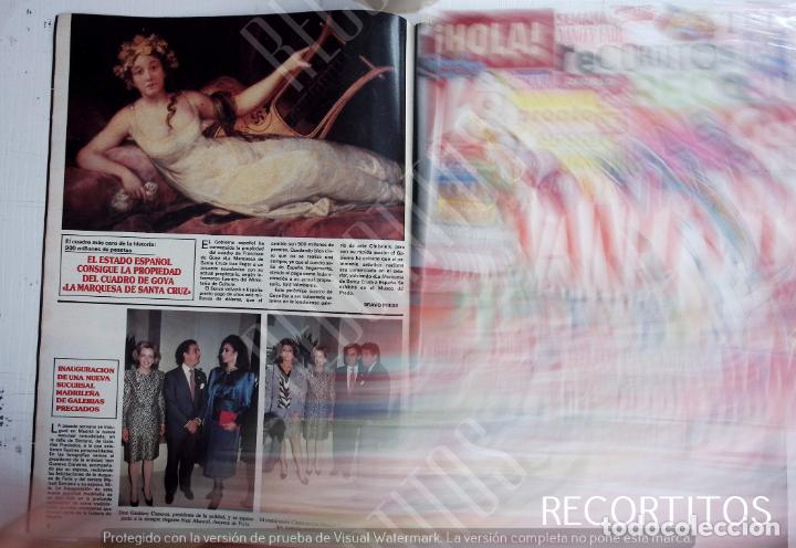 Coleccionismo de Revistas y Peri&oacute;dicos: GOYA LA MARQUESA DE SANTA CRUZ NATI ABASCAL