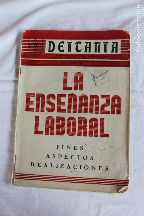 Coleccionismo de revistas y peri&oacute;dicos: REVISTA DEITANIA N&ordm; 4 INSTITUTO JUAN DE LA CIERVA TOTANA 1956