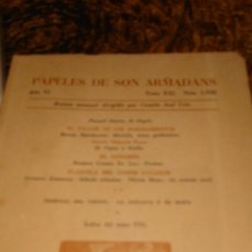 Coleccionismo de Revistas y Periódicos: RVPR T7 PAPELES SON ARMADANS. CAMILO JOSÉ CELA. AÑO 1961 JUNIO AÑO 6 TOMO 21 NÚMERO 63
