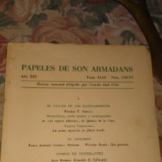 Coleccionismo de Revistas y Periódicos: RVPR T7 PAPELES SON ARMADANS. CAMILO JOSÉ CELA. AÑO 1968 MAYO AÑO 13 TOMO 49 NÚMERO 156