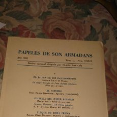 Coleccionismo de Revistas y Periódicos: RVPR T7 PAPELES SON ARMADANS. CAMILO JOSÉ CELA. AÑO 1968 AGOSTO AÑO 13 TOMO 50 NÚMERO 149