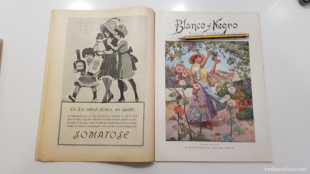 Coleccionismo de revistas y peri&oacute;dicos: REVISTA BLANCO Y NEGRO 1913. MARRUECOS. TELEGRAFIA. MADRILE&Ntilde;A ARRABAL. SEGOVIA FUENCISLA. JOSELITO
