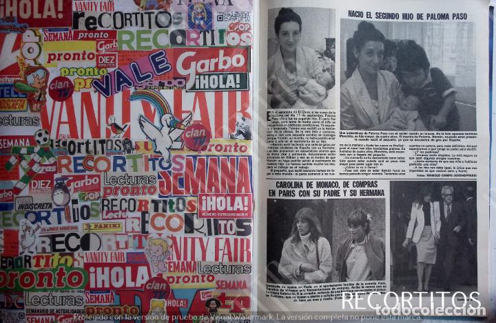 Coleccionismo de revistas y peri&oacute;dicos: PALOMA PICASSO CAROLINA DE MONACO ESTEFANIA