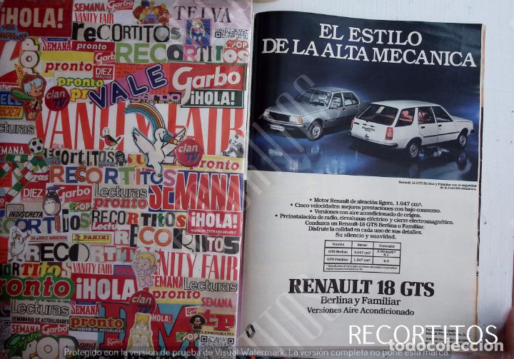 Coleccionismo de revistas y peri&oacute;dicos: RENAULT 18 GTS ANUNCIO PUBLICIDAD