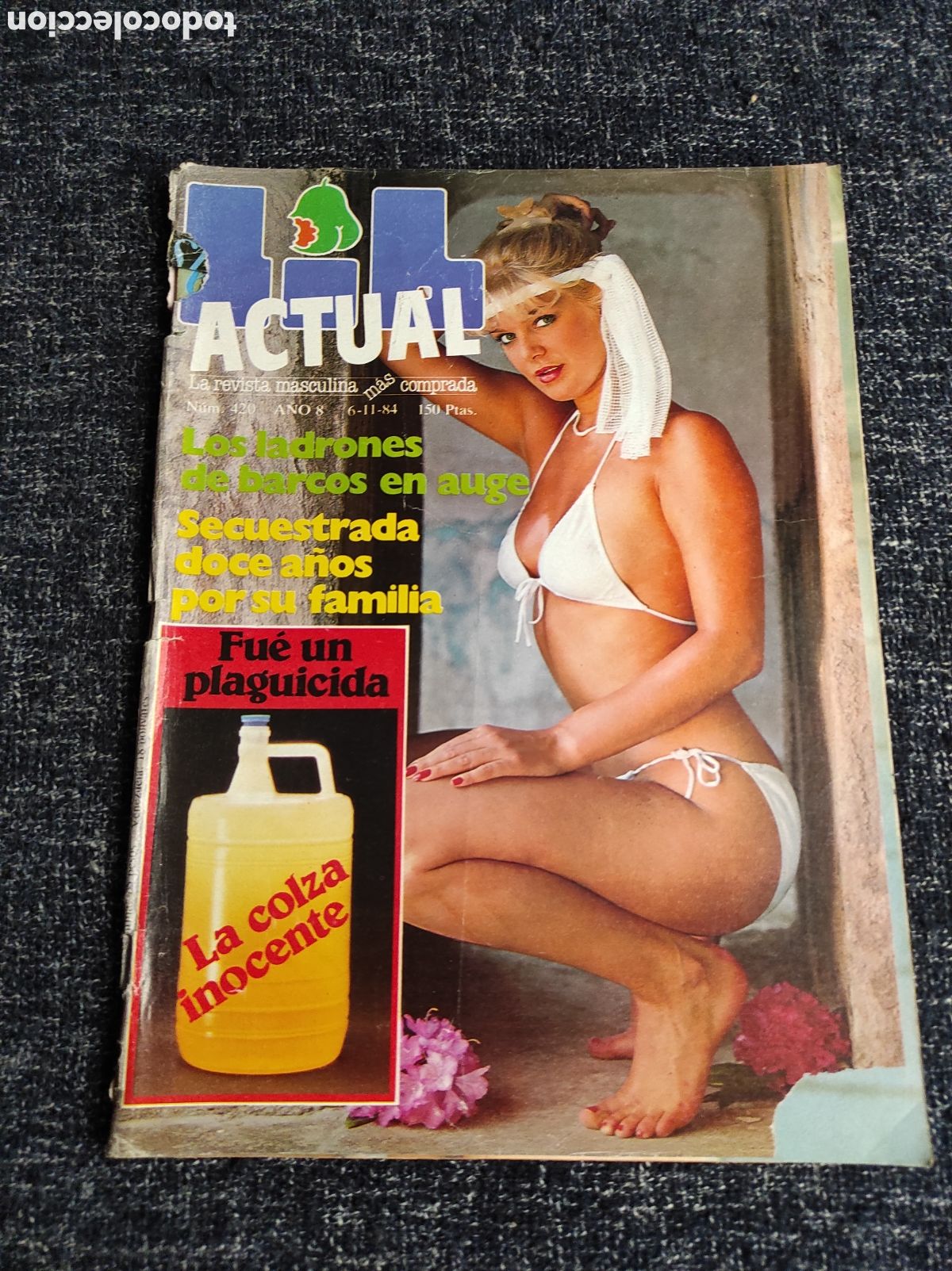 Coleccionismo de revistas y peri&oacute;dicos: LIB ACTUAL N&ordm; 420 - URSULA LYNN - LA VERDAD SOBRE EL SINDROME TOXICO ( COLZA ) - LITA CLAVER