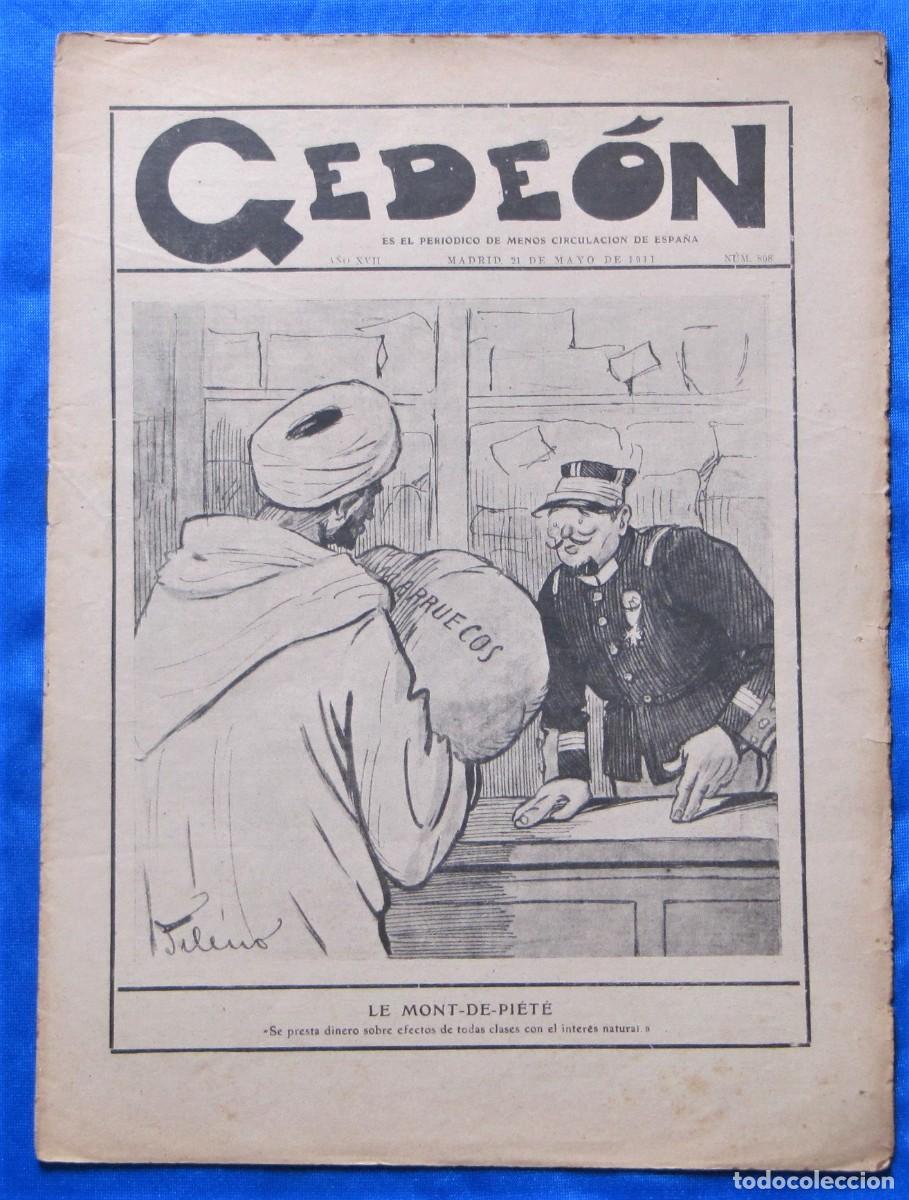 Collection Magazines and Newspapers: GEDE&Oacute;N. ES EL PERI&Oacute;DICO DE MENOS CIRCULACI&Oacute;N EN ESPA&Ntilde;A. A&Ntilde;O XVII. N&Uacute;M. 808. MAYO 1911. MADRID.