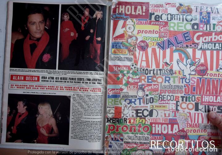 Sammeln von Zeitschriften und Zeitungen: ALAIN DELON MIREILLE DARC SORAYA JEAN PAUL BELMONDO