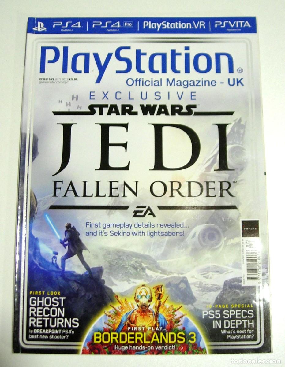 Collezionismo di Riviste e Giornali: Revista PlayStation UK (Julio de 2019 - N&ordm;163) Star Wars Jedi: Fallen Order