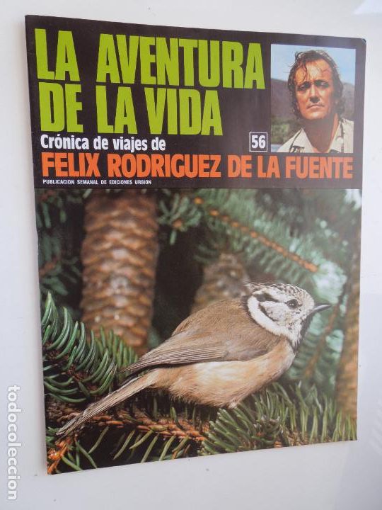 Coleccionismo de Revistas y Peri&oacute;dicos: LA AVENTURA DE LA VIDA-FASCICULO 56- CRONICA DE VIAJES FELIX RODRIGUEZ DE LA FUENTE - EDC URBION