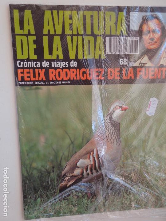 Coleccionismo de Revistas y Peri&oacute;dicos: LA AVENTURA DE LA VIDA-FASCICULO 68- CRONICA DE VIAJES FELIX RODRIGUEZ DE LA FUENTE - EDC URBION