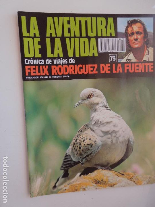 Coleccionismo de Revistas y Peri&oacute;dicos: LA AVENTURA DE LA VIDA-FASCICULO 73- CRONICA DE VIAJES FELIX RODRIGUEZ DE LA FUENTE - EDC URBION