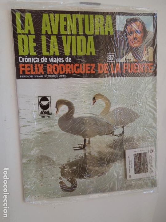 Coleccionismo de Revistas y Peri&oacute;dicos: LA AVENTURA DE LA VIDA-FASCICULO 87- CRONICA DE VIAJES FELIX RODRIGUEZ DE LA FUENTE - EDC URBION