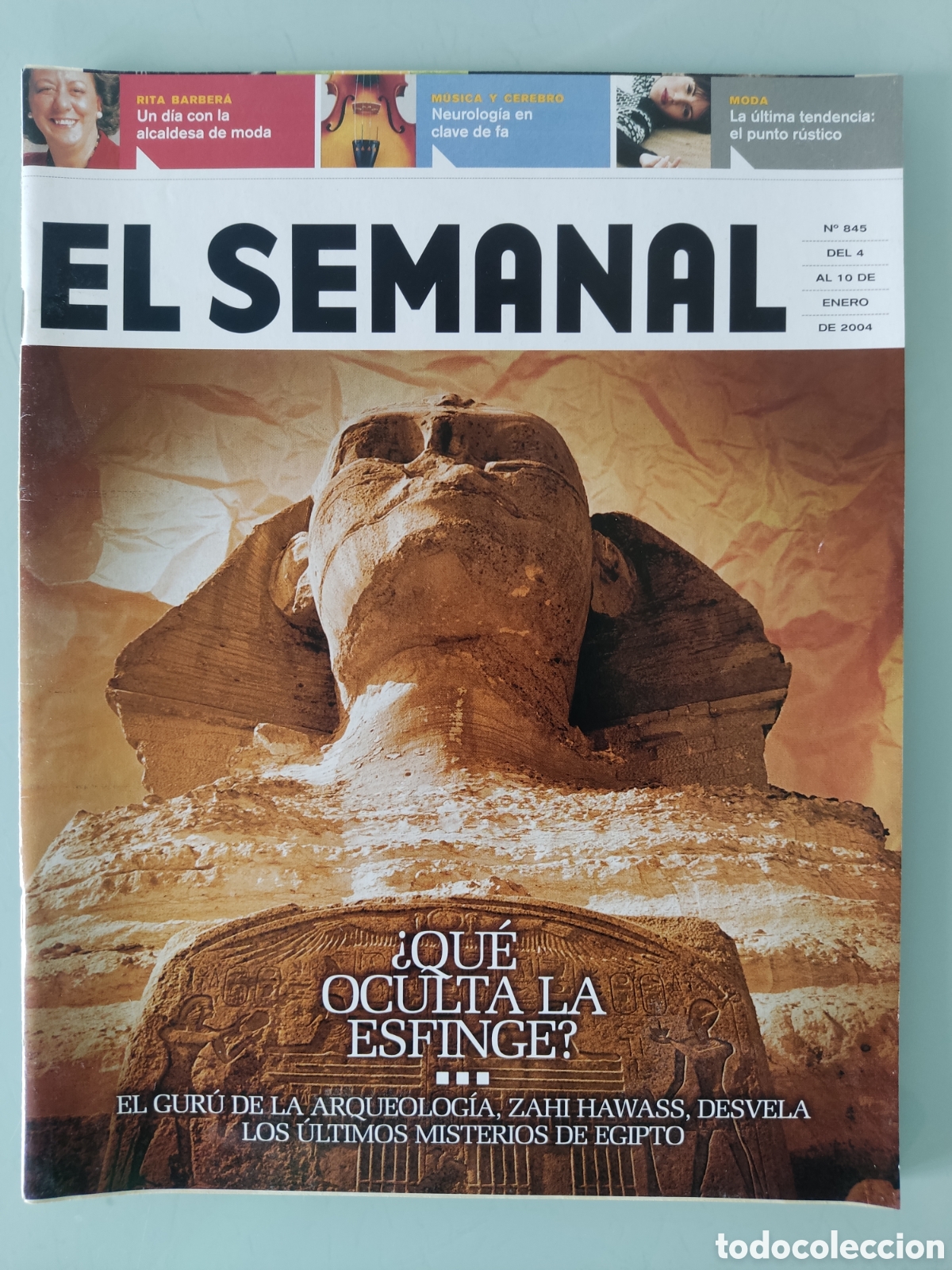 Coleccionismo de revistas y peri&oacute;dicos: El semanal. N&deg; 845. 2004