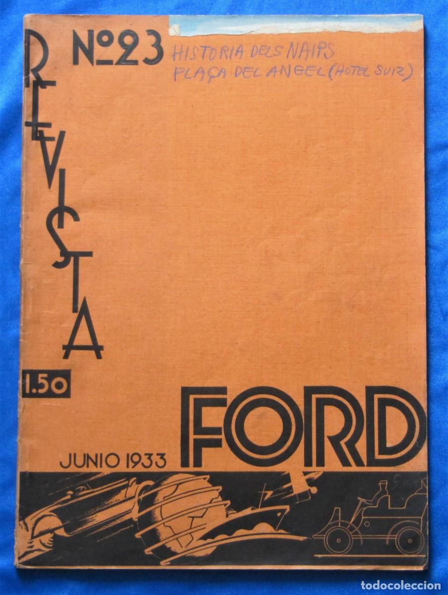Coleccionismo de revistas y peri&oacute;dicos: REVISTA FORD. N&ordm; 23. JUNIO 1933.