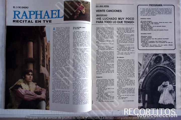 Coleccionismo de revistas y peri&oacute;dicos: raphael - Foto 1