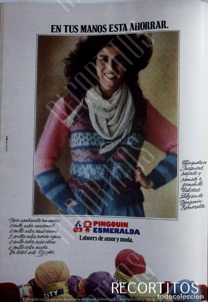 Colecionismo de Revistas e Jornais: PINGOUI ESMERALDA LANA ANUNCIO PUBLICIDAD