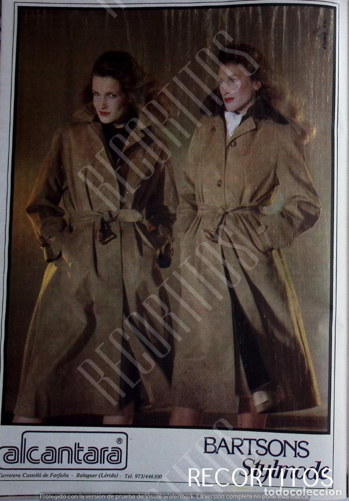 Coleccionismo de revistas y peri&oacute;dicos: alcantara bartsons moda anuncio publicidad