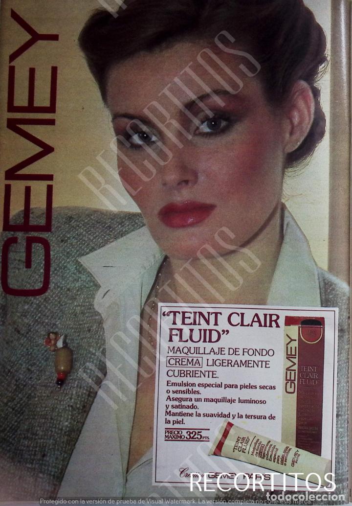 Coleccionismo de revistas y peri&oacute;dicos: gemey anuncio publicidad