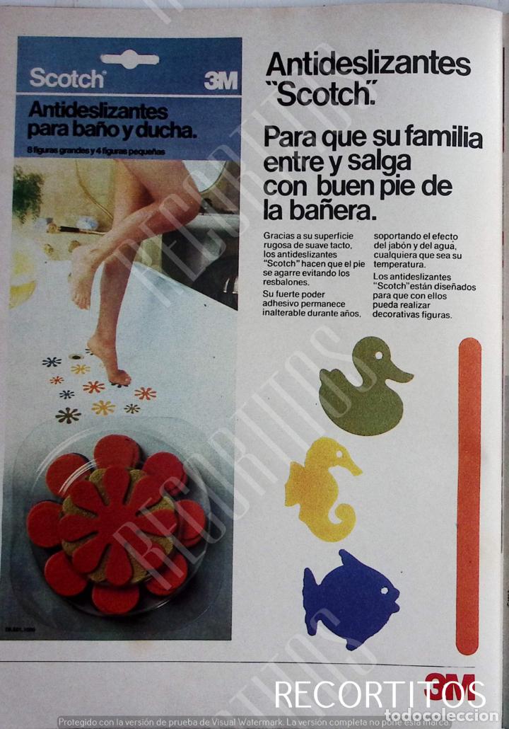 Coleccionismo de revistas y peri&oacute;dicos: TRIUMPH INTERNATIONAL lenceriascotch antideslizantes para ba&ntilde;os y duchas anuncio publicidad