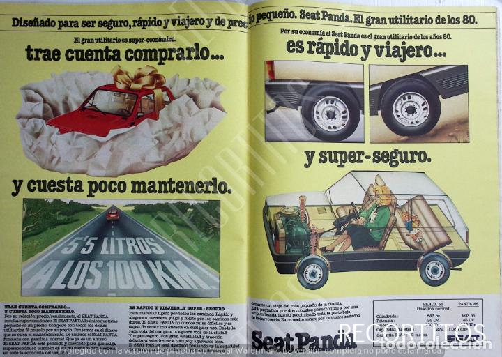 Coleccionismo de revistas y peri&oacute;dicos: seat panda anuncio publicidad