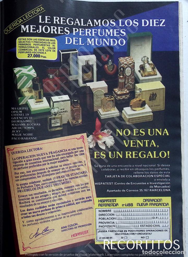 Coleccionismo de revistas y peri&oacute;dicos: los 10 mejores perfumes del mundo