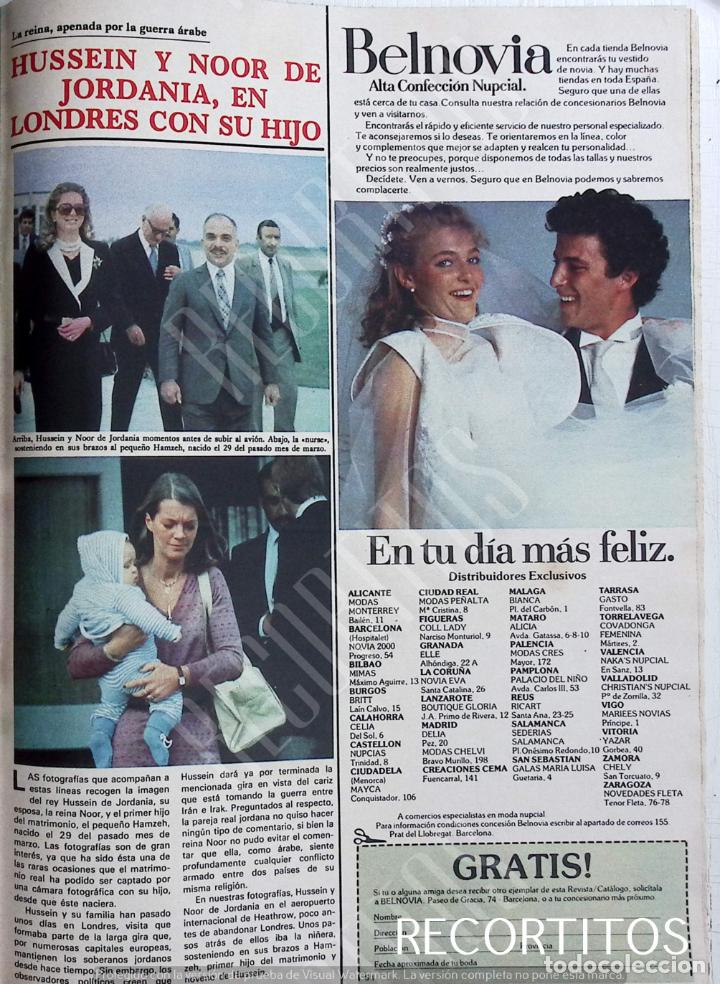 Coleccionismo de revistas y peri&oacute;dicos: noor de jordania HUSSEIN