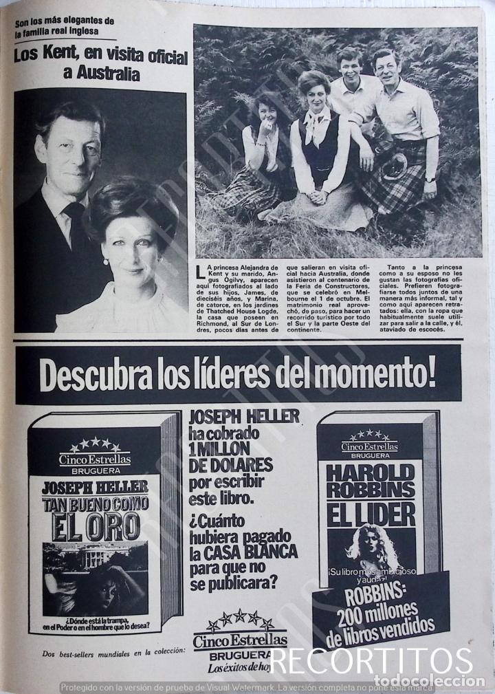 Coleccionismo de revistas y peri&oacute;dicos: alejandra de kent en australia
