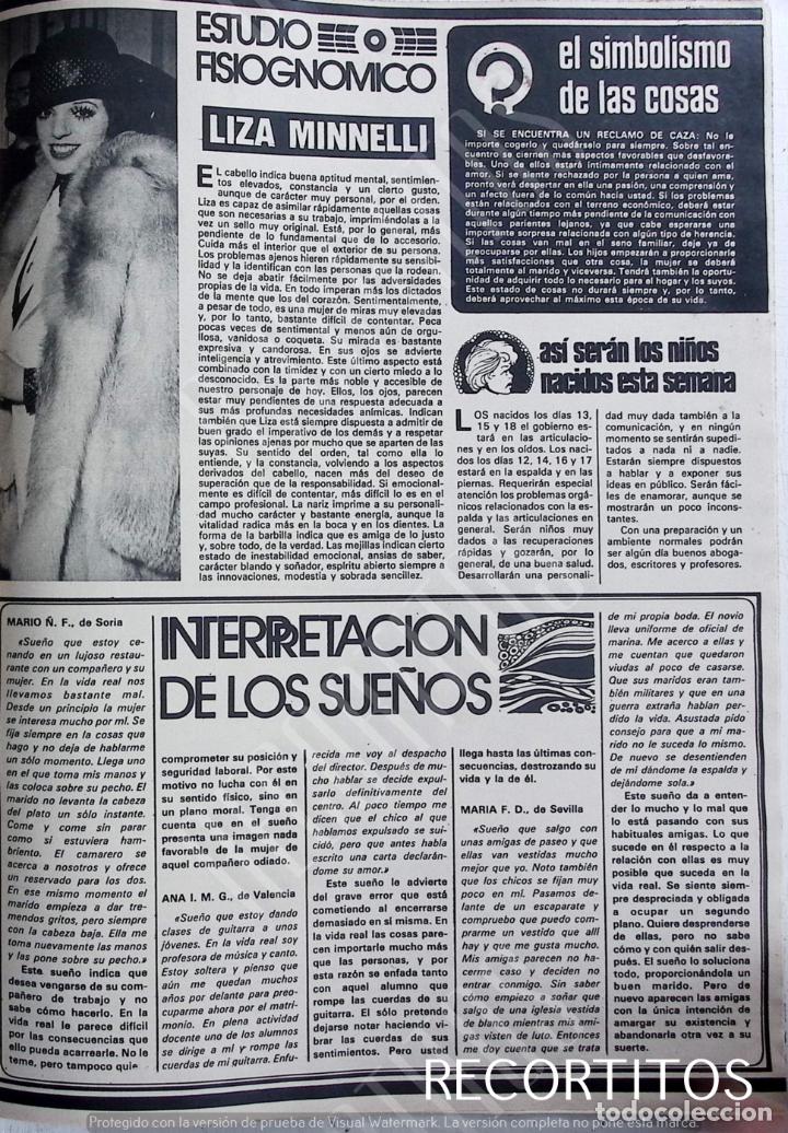 Coleccionismo de revistas y peri&oacute;dicos: LIZA MINNELLI CABARET