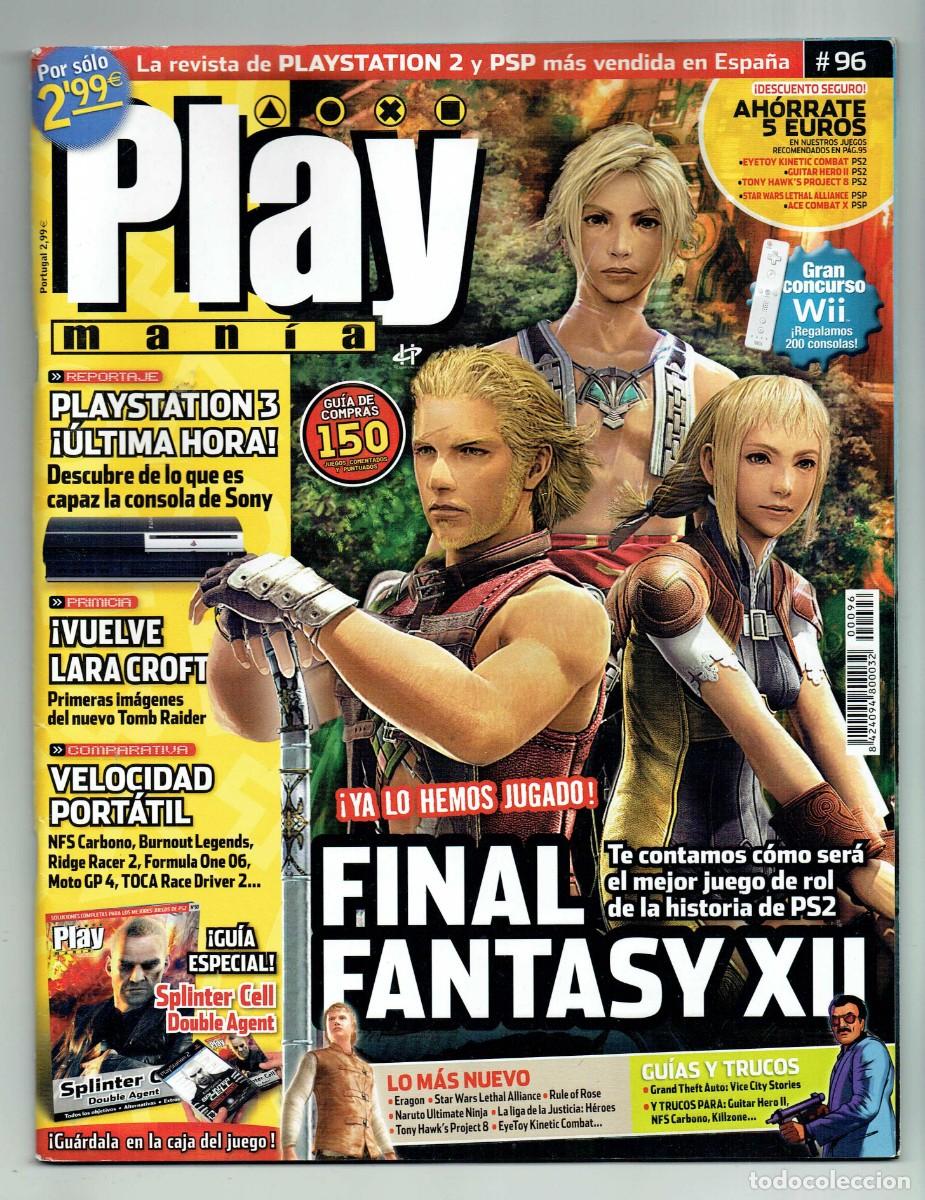 Coleccionismo de Revistas y Peri&oacute;dicos: PLAY MANIA. N&ordm; 96. FINAL FANTASY XII. (ST/B2)
