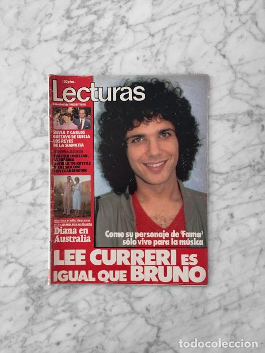Coleccionismo de revistas y peri&oacute;dicos: LECTURAS 1983 LEE CURRERI, UN DOS TRES, JACLYN SMITH, HEATHER LOCKLEAR, DEMIS ROUSSOS, I. PANTOJA