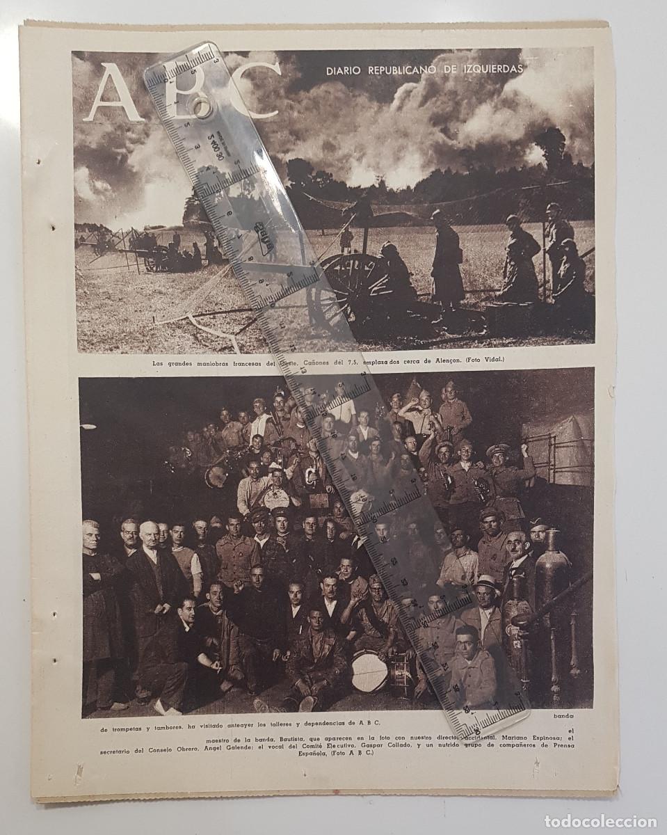 Collezionismo di Riviste e Giornali: PERIODICO ABC DE MADRID 26 SEPTIEMBRE 1937 GUERRA CIVIL. HUESCA, JACA, TOLEDO. LLEGA EL FRIO