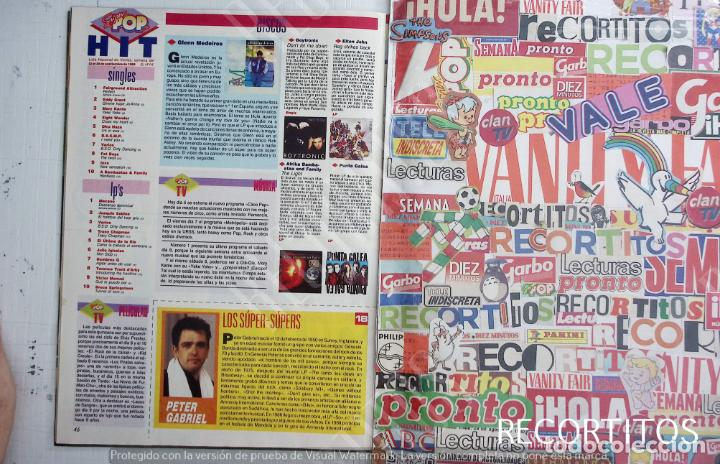 Coleccionismo de revistas y peri&oacute;dicos: peter gabriel punta calea boytronic elton john glenn madeiros