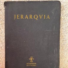 Coleccionismo de Revistas y Periódicos: REVISTA JERARQVIA JERARQUIA REVISTA NEGRA FALANGE ESPAÑOLA Y LAS JONS TOMO IV 1938
