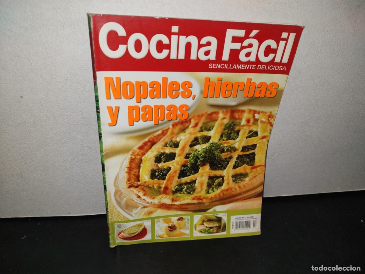 Collection Magazines and Newspapers: 165- REVISTA COCINA F&Aacute;CIL. NOPALES, HIERBAS Y PAPAS - A&Ntilde;O 22, NO. 7, JULIO 2007