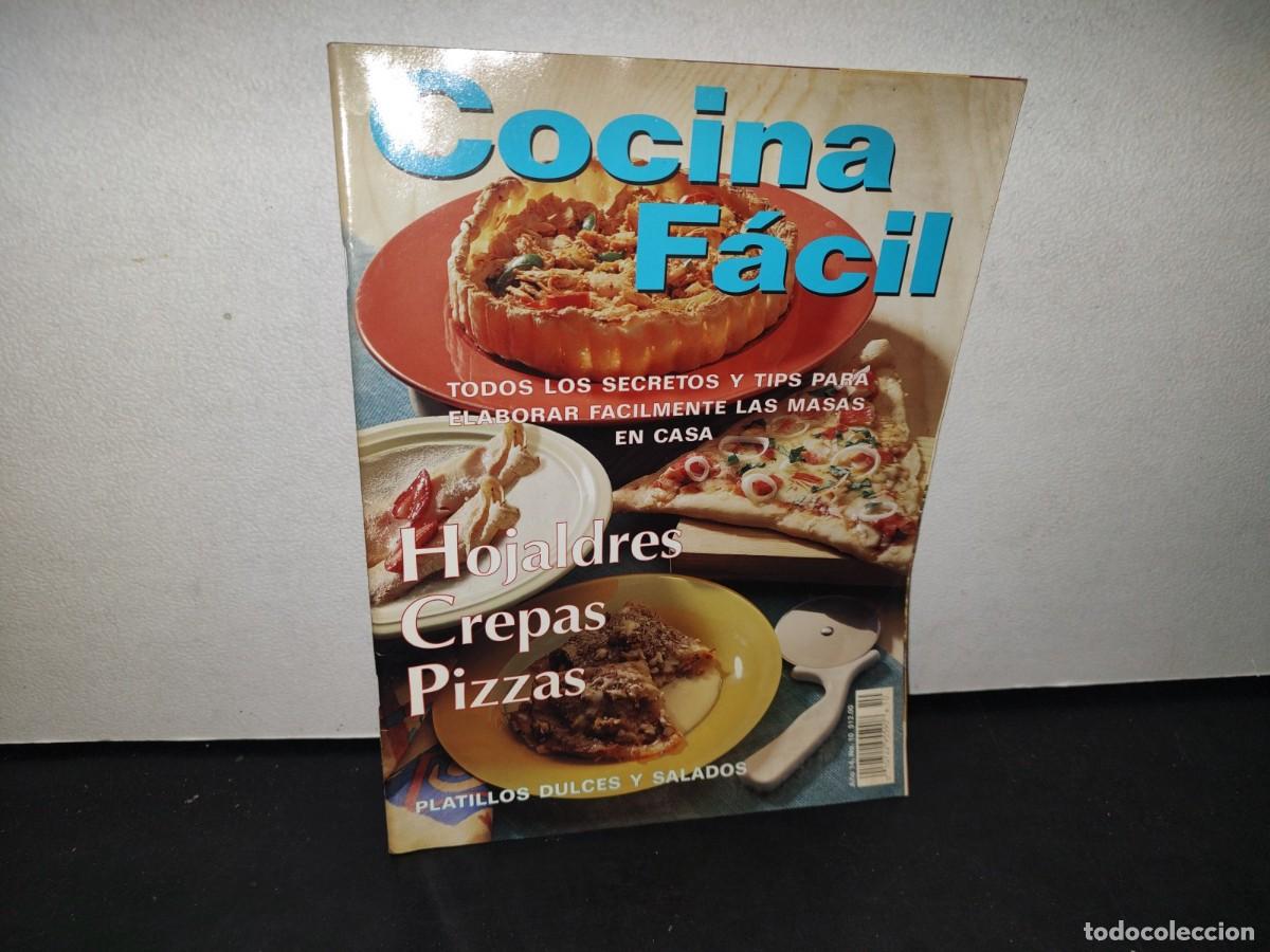 Collection Magazines and Newspapers: 165- REVISTA COCINA F&Aacute;CIL. HOJALDRES, CREPAS, PIZZAS. A&Ntilde;O 14, NO. 10, OCTUBRE 1999